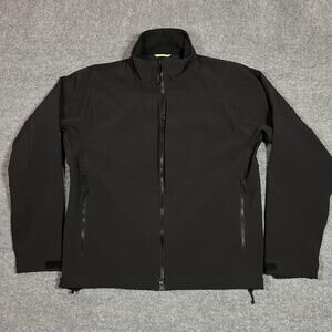 First Tactical Jacket Mens Large Black Tactix Series Softshell Zip Pockets